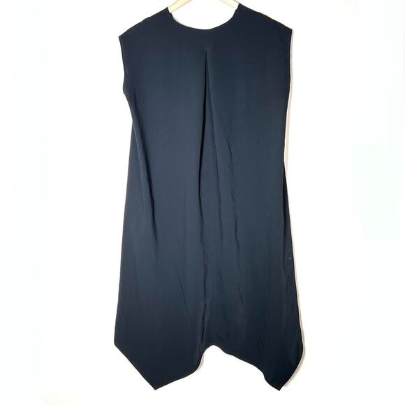 Rachel Roy black V-neck high low oversized shift dress size XS B133 - Picture 4 of 4